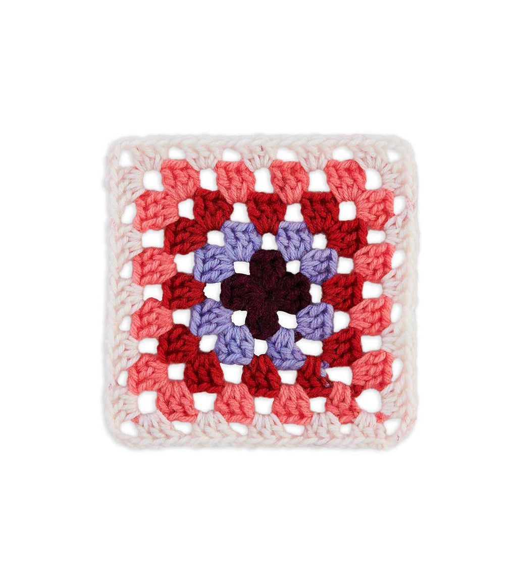 Red Heart All In One Granny Square 417yds Worsted Acrylic Yarn
