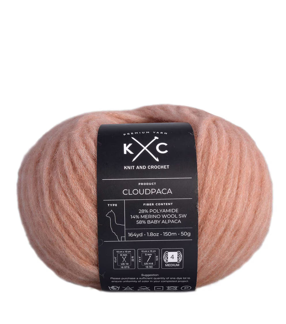 Cloudpaca 164yds Worsted Merino & Alpaca Blend Yarn by K+C