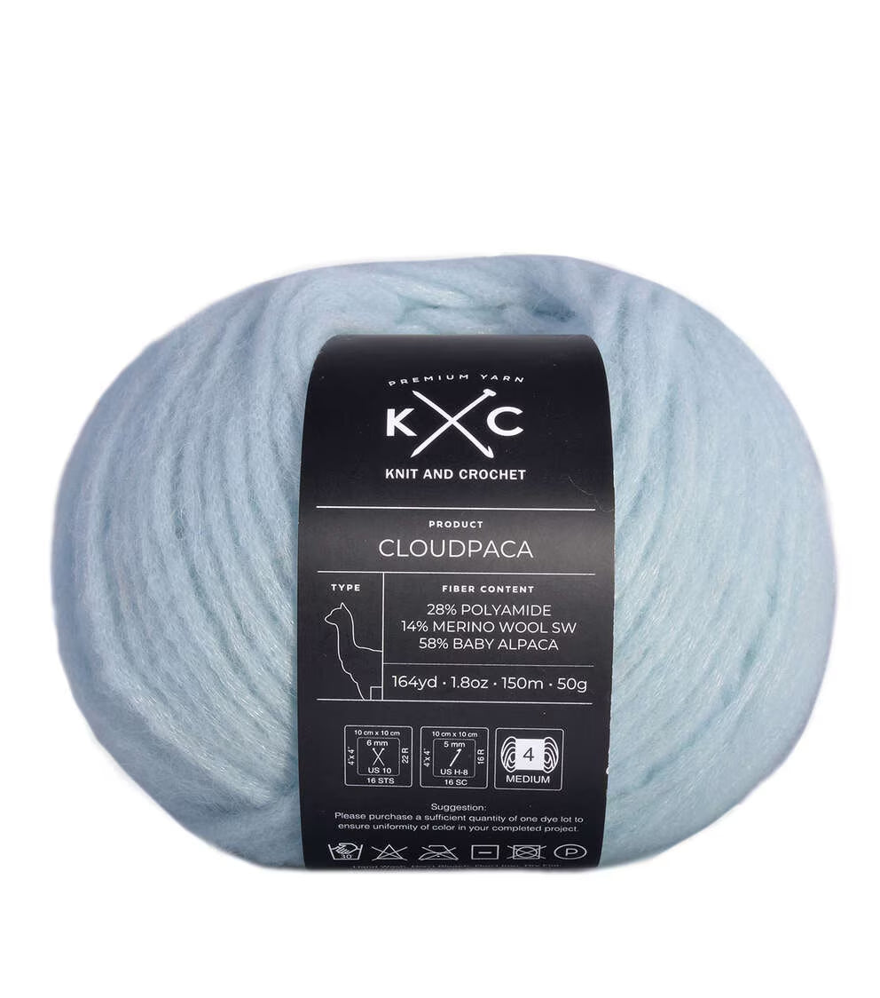 Cloudpaca 164yds Worsted Merino & Alpaca Blend Yarn by K+C