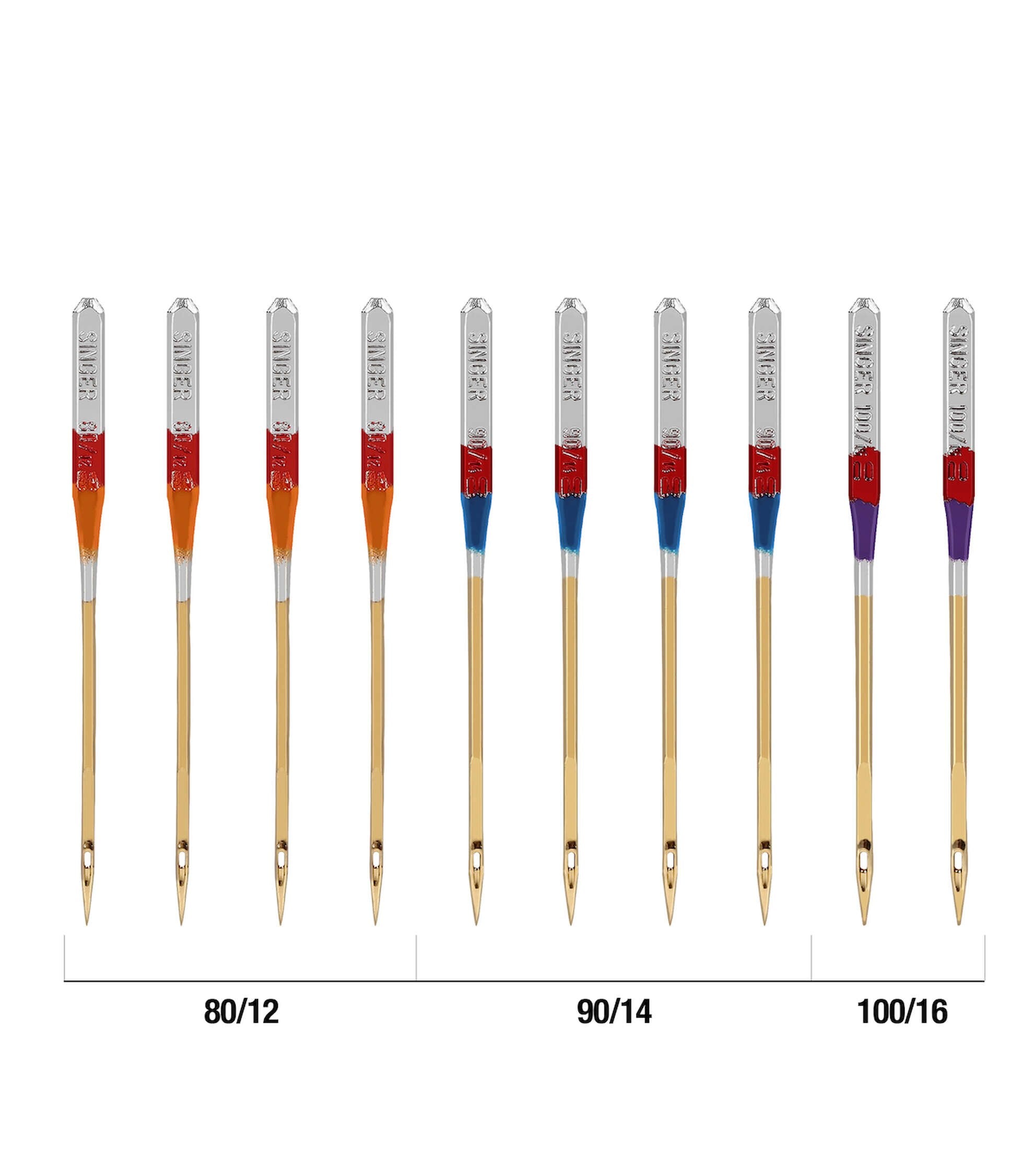 SINGER Titanium Universal Regular Point Machine Needles 10ct