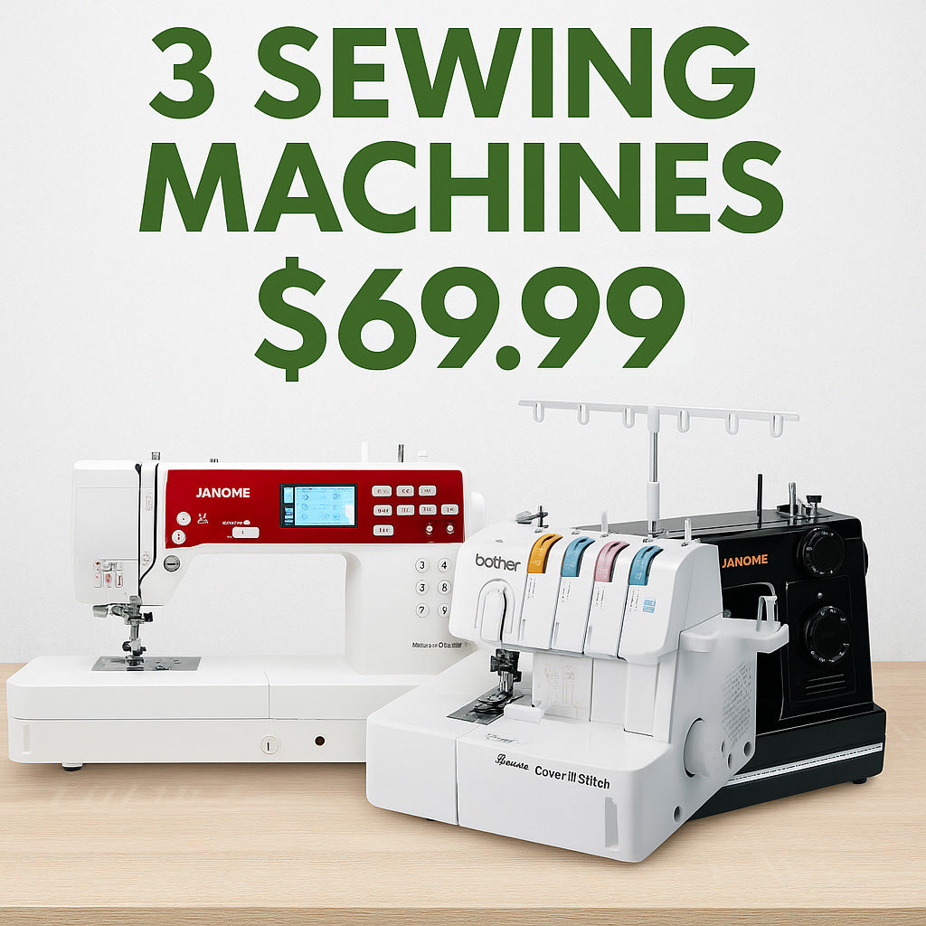 🔥HOT SALE 3 Machine Bundle:Sewing Made Simple