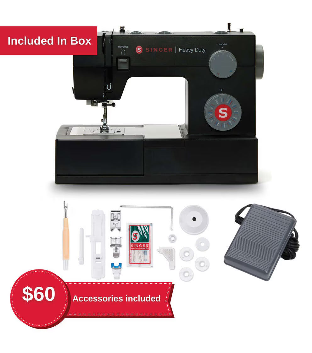 SINGER 4432 Heavy Duty Black Sewing Machine