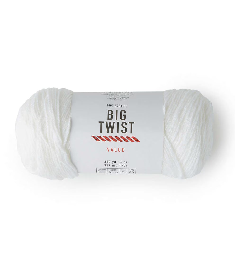 Value 380yd Worsted Acrylic Yarn by Big Twist