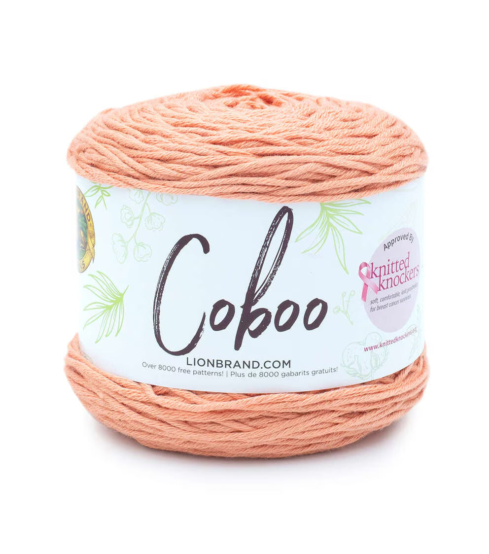 Lion Brand Coboo Natural Fiber 232yds Light Weight Cotton Yarn