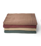 Solid Cotton Bubble Gauze