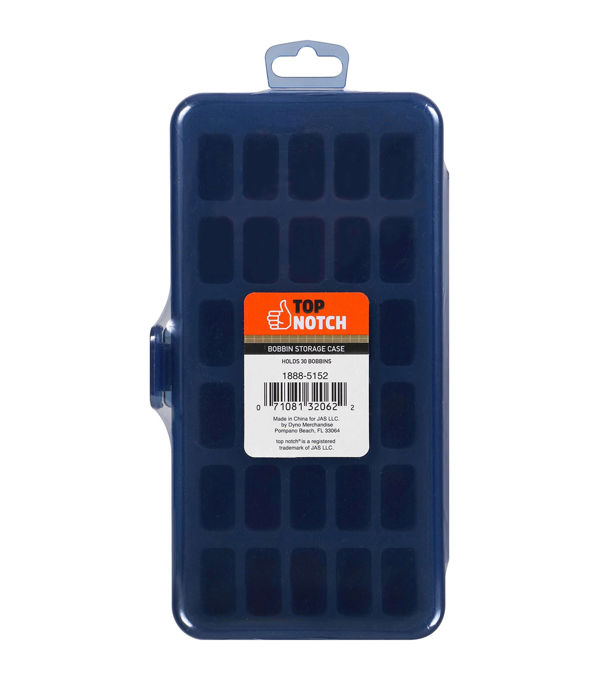 Peggable Padded 30 Bobbin Storage Case by Top Notch