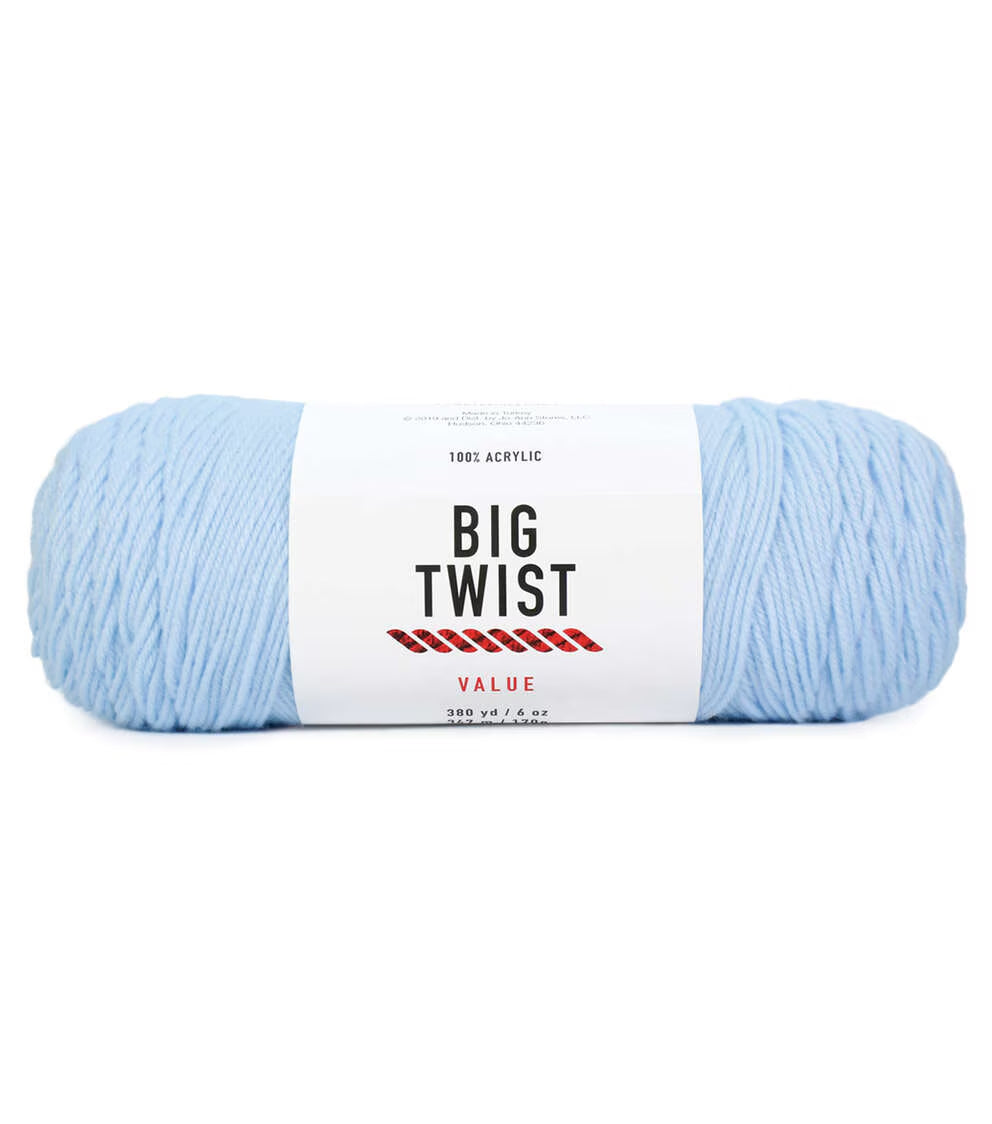 Value 380yd Worsted Acrylic Yarn by Big Twist