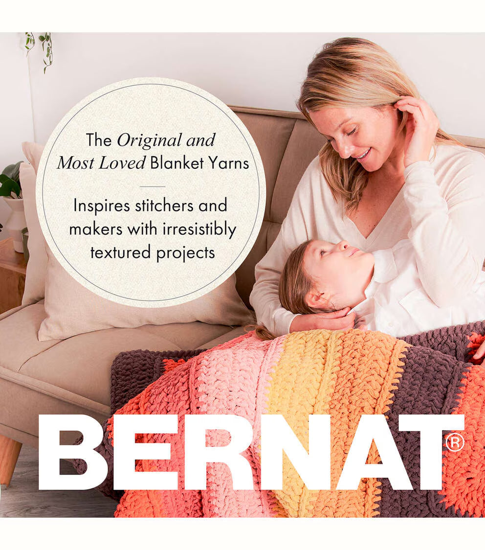 Bernat Big Ball Blanket 220yds Super Bulky Polyester Yarn