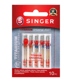SINGER Titanium Universal Regular Point Machine Needles 10ct