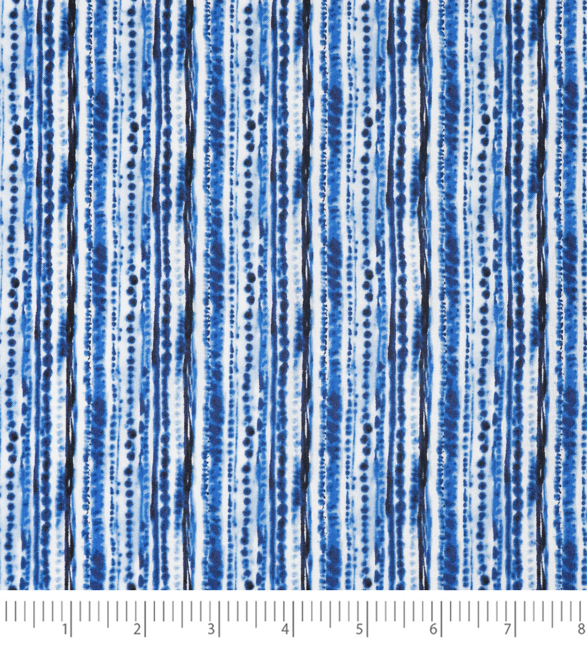 SINGER 18 x 21 Blue Floral Cotton Fabric Quarter Bundle 5pc