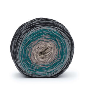 Red Heart It’s A Wrap Rainbow Fine Weight Cotton Blend Yarn 3 Bundle