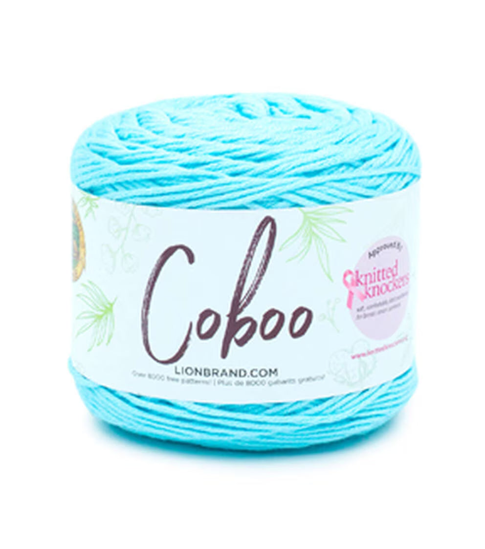 Lion Brand Coboo Natural Fiber 232yds Light Weight Cotton Yarn