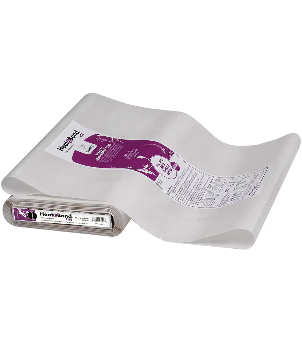 HeatnBond Lite Craft Fusible Web Interfacing 17”