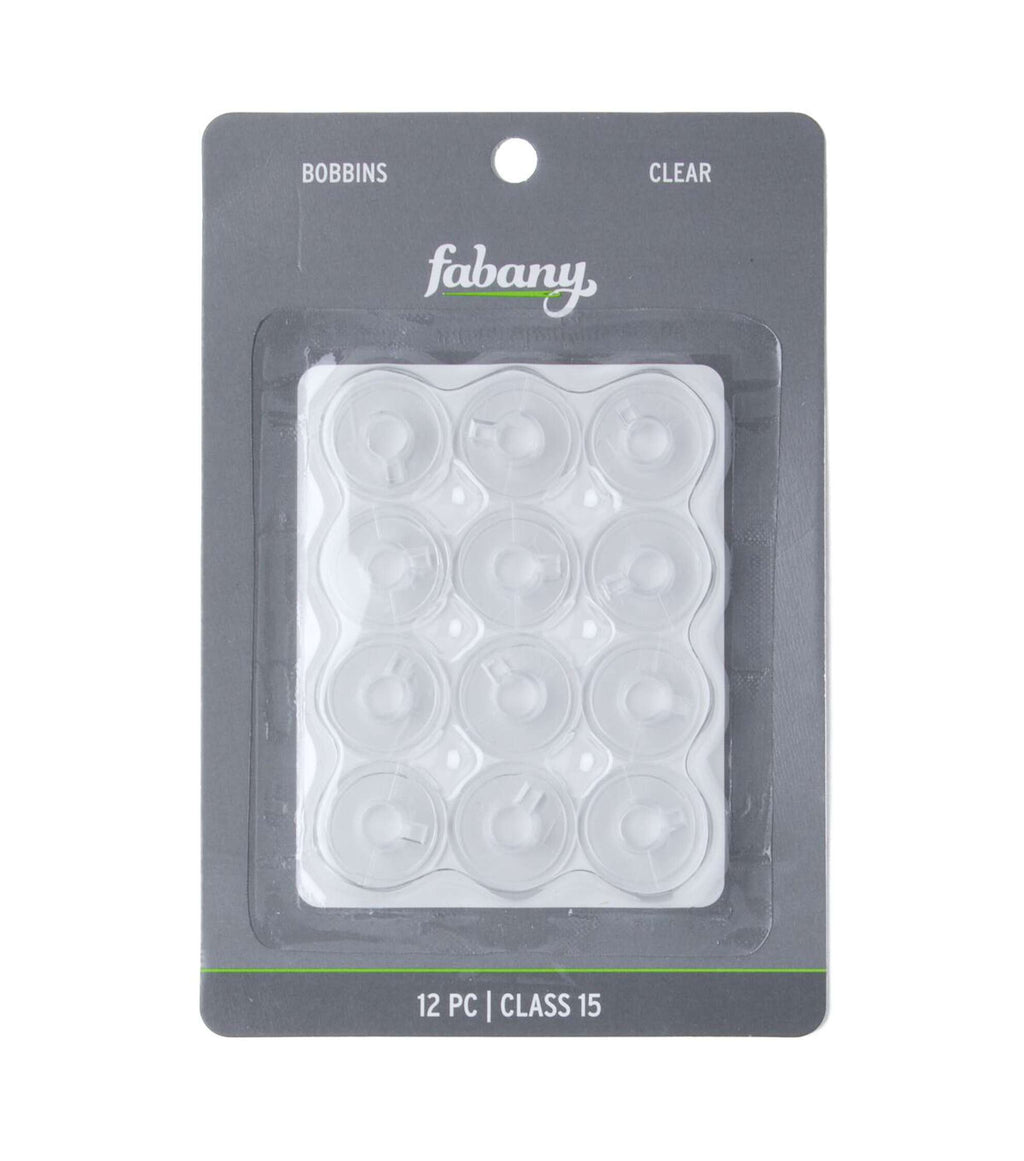 12ct Class 15 Clear Bobbins by Fabany