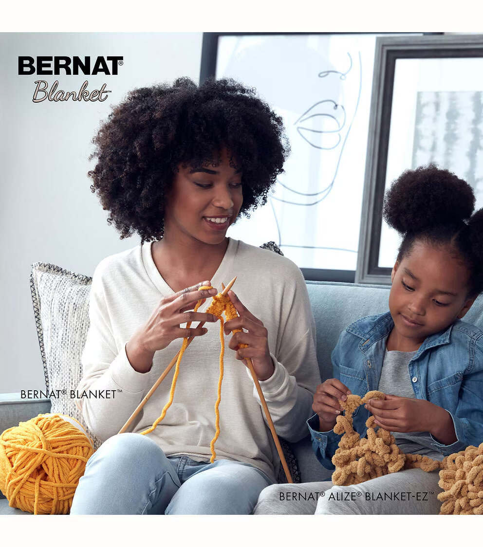 Bernat Big Ball Blanket 220yds Super Bulky Polyester Yarn