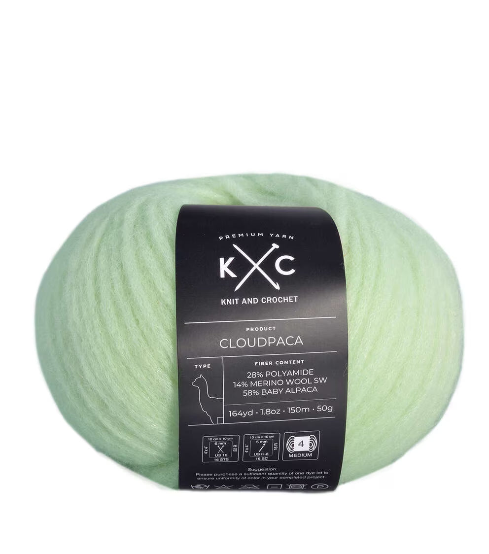 Cloudpaca 164yds Worsted Merino & Alpaca Blend Yarn by K+C