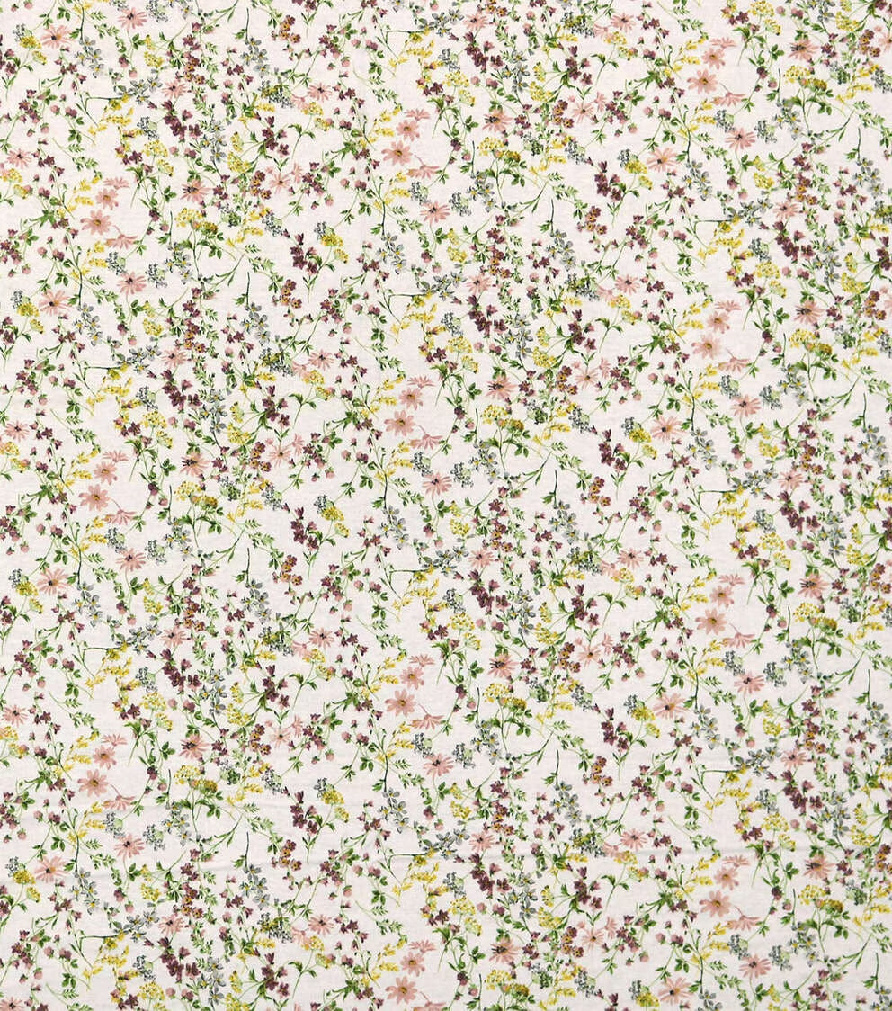 Vintage Floral Super Snuggle Flannel Fabric