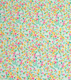 Floral on Light Green Easter Cotton Fabric