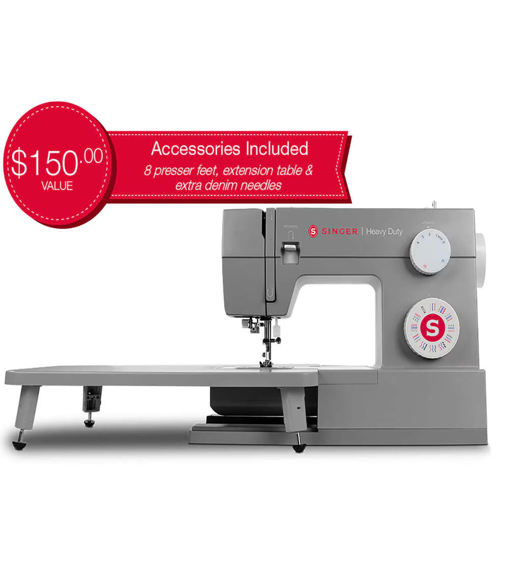 SINGER 6380 Heavy Duty Sewing Machine With Extension Table