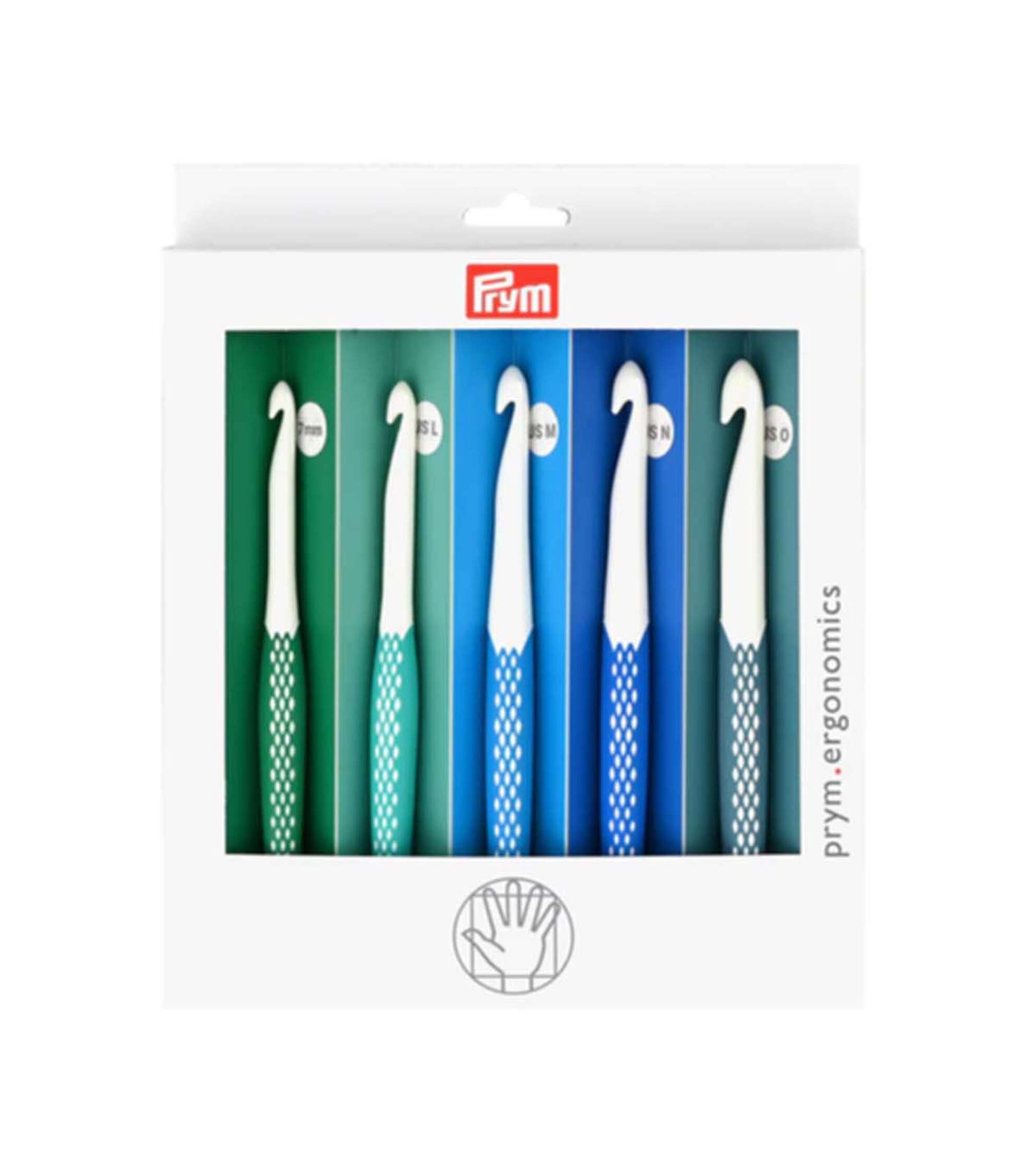 Prym Ergonomics 5ct Large Crochet Hooks