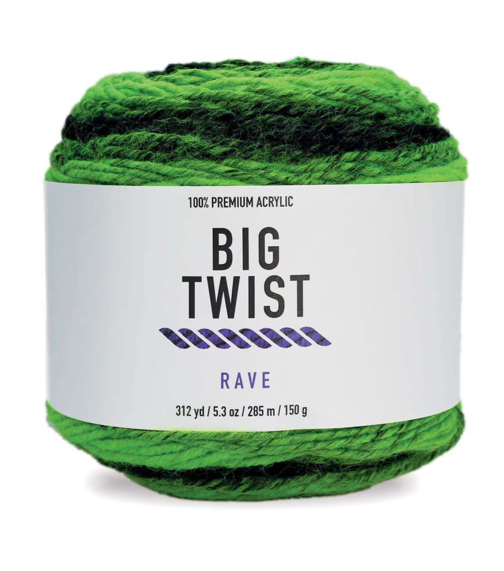 Rave 312yds Worsted Acrylic Yarn by Big Twist