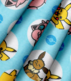 Pokemon & Friends Micro Velvet Fleece Fabric