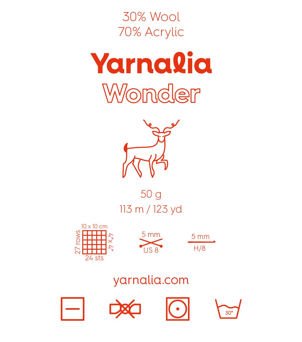 Yarnalia 123yds Worsted Wonder Wool Blend Yarn 4 Bundle