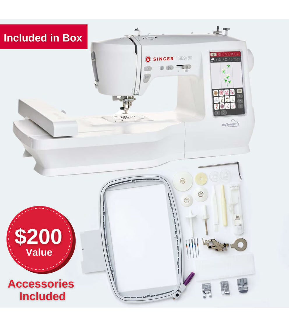 SINGER SE9180 Sewing and Embroidery Machine