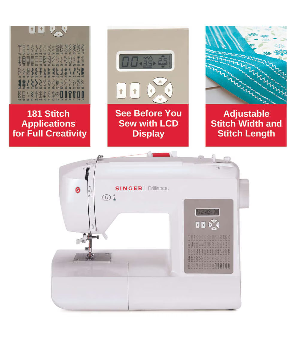 SINGER 6180 Brilliance Sewing Machine