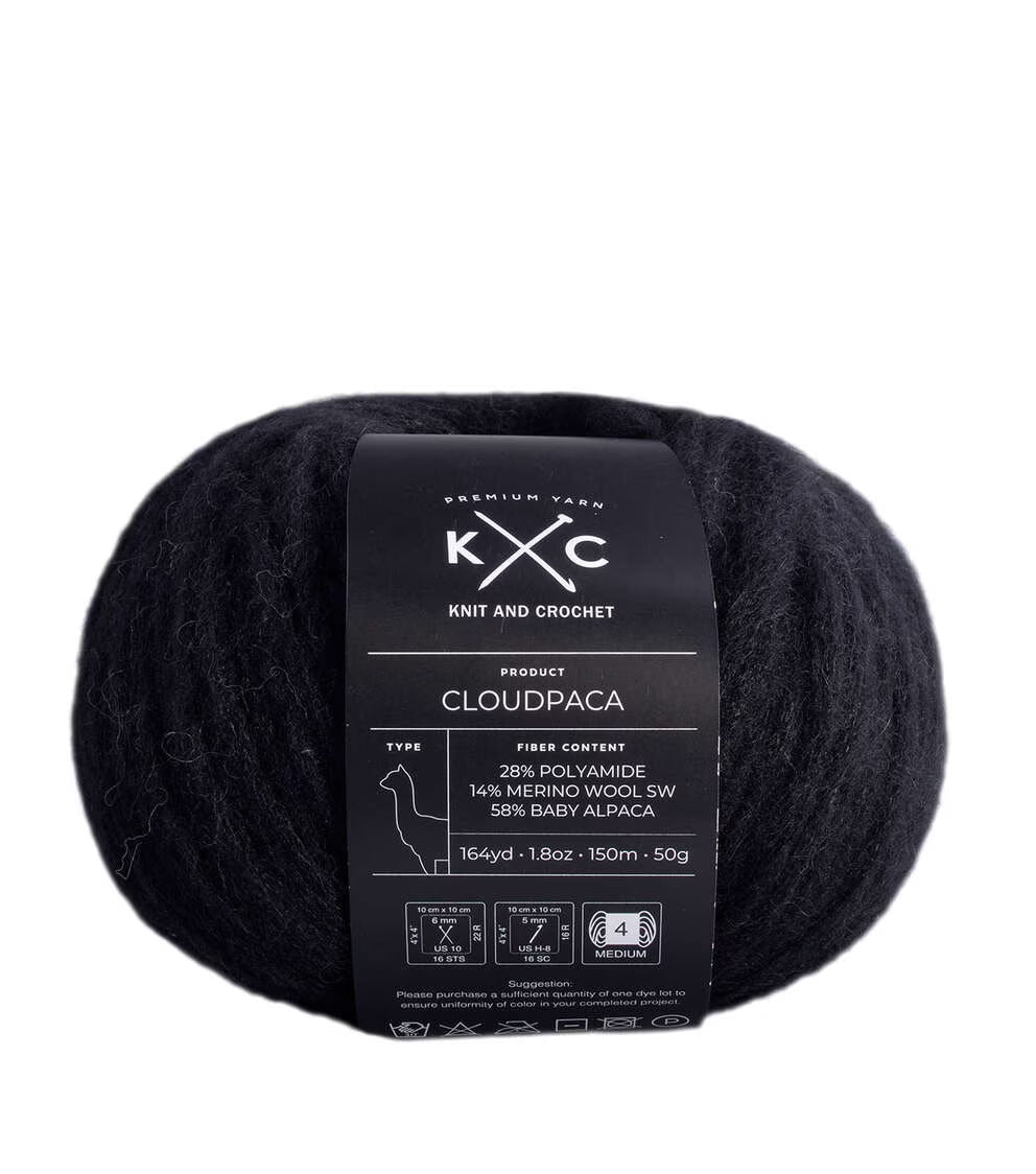 Cloudpaca 164yds Worsted Merino & Alpaca Blend Yarn by K+C