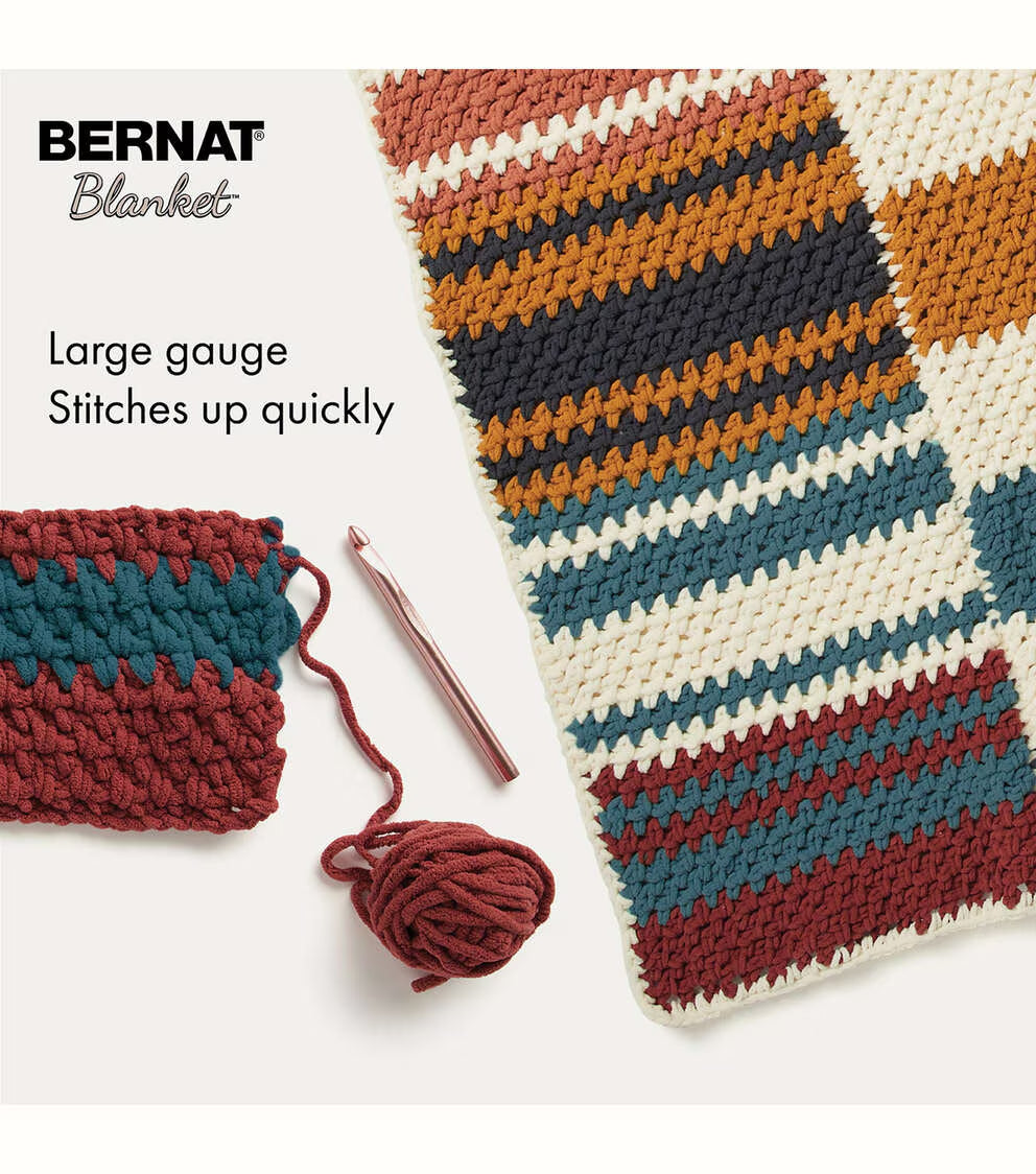 Bernat Big Ball Blanket 220yds Super Bulky Polyester Yarn