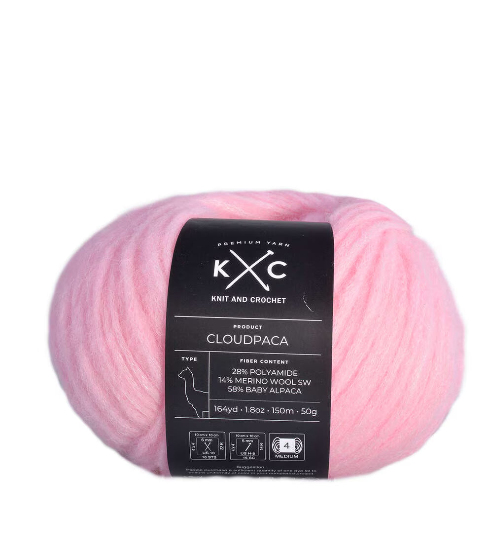 Cloudpaca 164yds Worsted Merino & Alpaca Blend Yarn by K+C