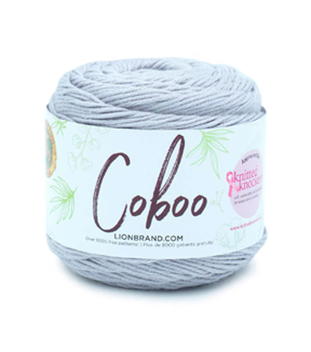 Lion Brand Coboo Natural Fiber 232yds Light Weight Cotton Yarn