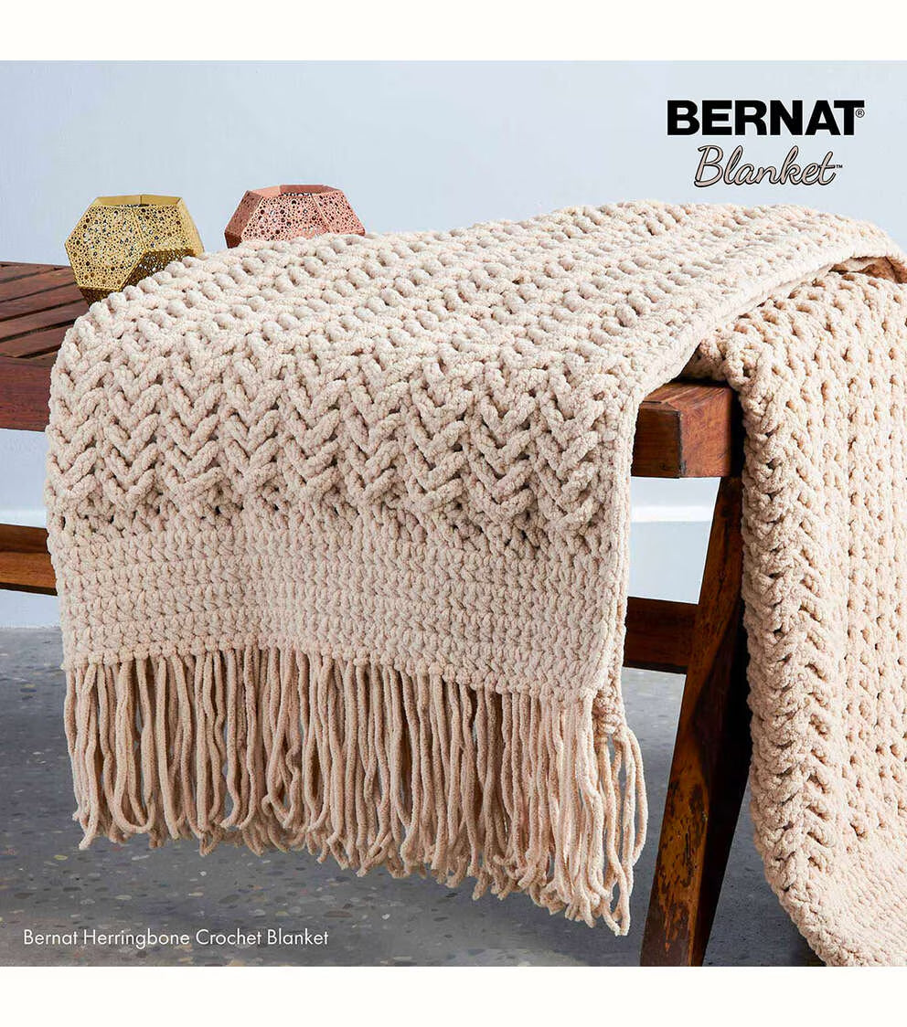 Bernat Big Ball Blanket 220yds Super Bulky Polyester Yarn