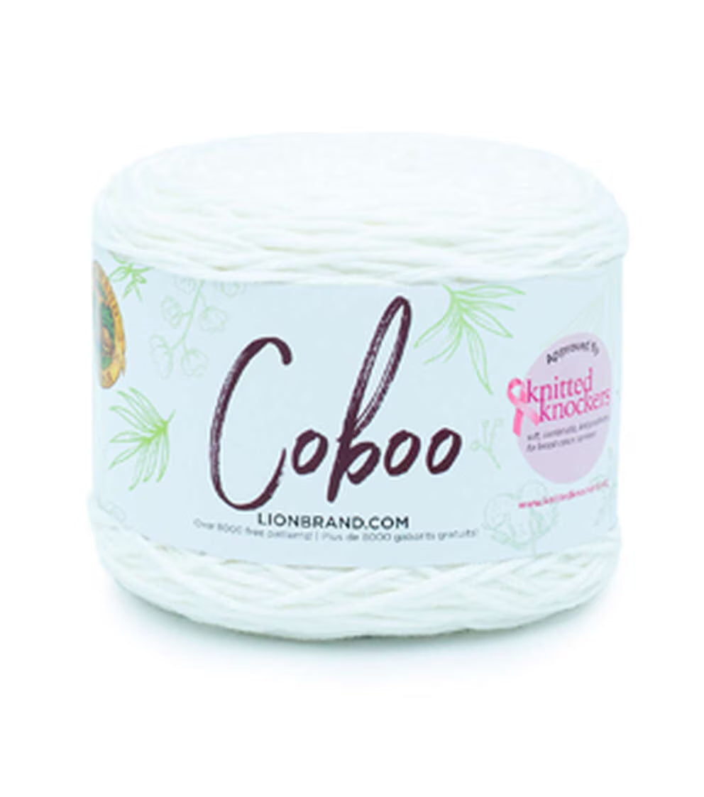 Lion Brand Coboo Natural Fiber 232yds Light Weight Cotton Yarn